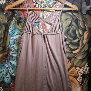BKE Mauve Strappy Top